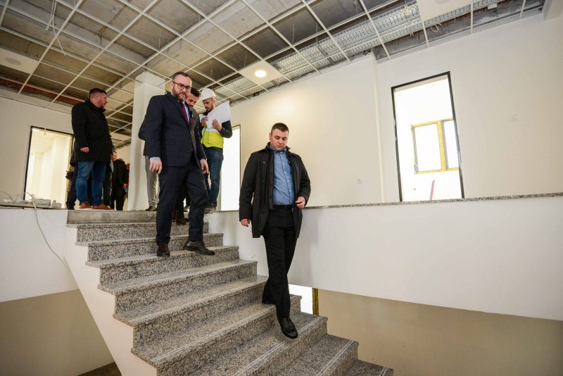 Тошковски во увид на изградбата на новата полициска станица во Аеродром: Инвестираме во современи услови