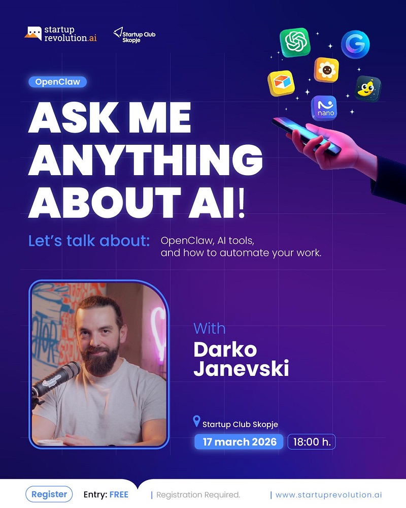 „Ask Me Anything About AI“ – Прашајте сè што ве интересира за вештачката интелигенција