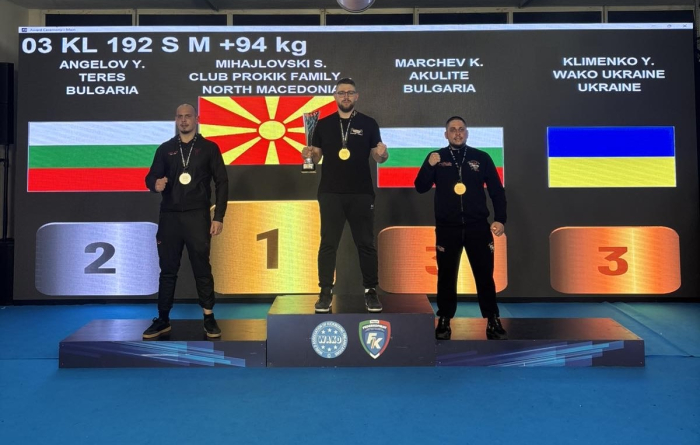 Стефан Михајловски со злато во Италија – Македонија со четири златни медали