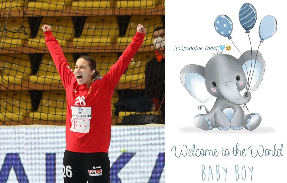 Македонска репрезентативка сподели убава вест: Јована Мицевска стана мајка