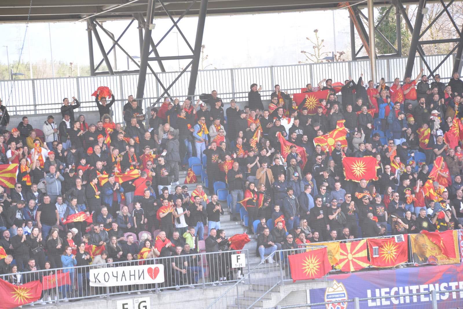 Преку 1.000 македонски навивачи ќе дадат поддршка против Данска