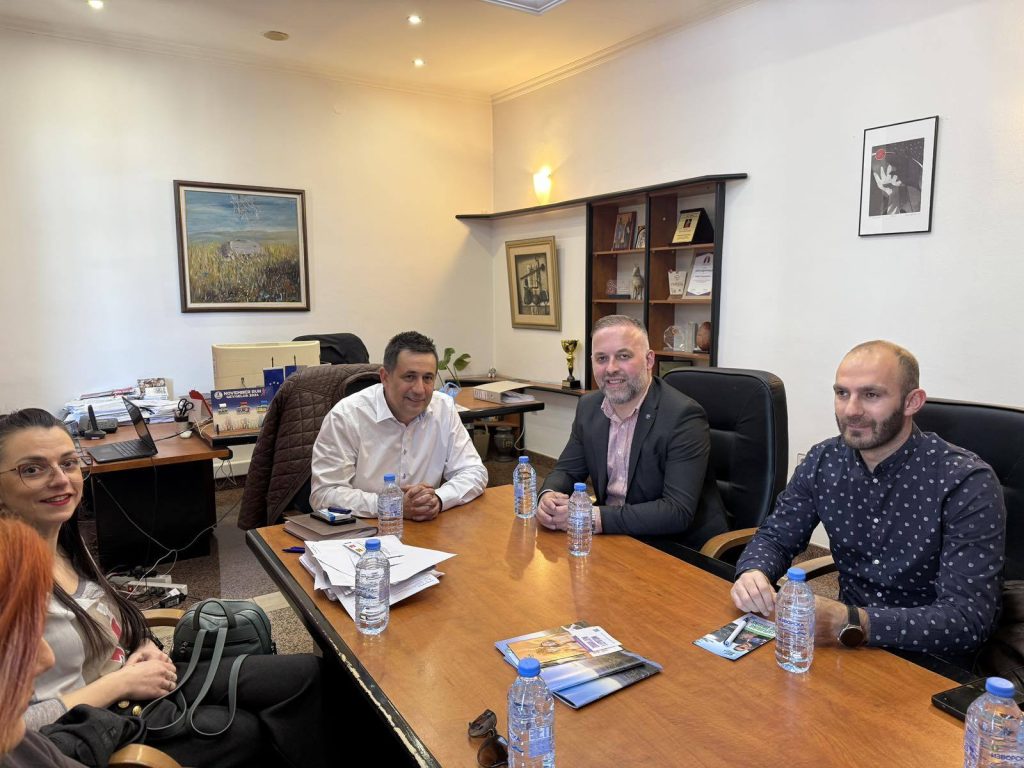 Работна средба на градоначалникот Сарамандов со директорот на Бирото за регионален развој, Имери