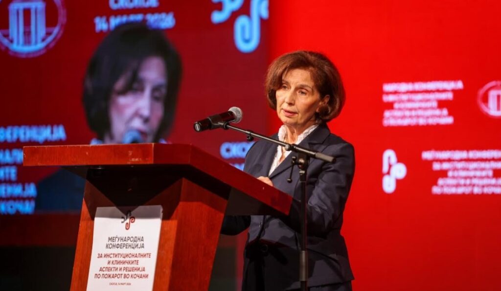 Сиљановска-Давкова: Трагедијата во Кочани не останува само незаборавен болен спомен, туку станува постојан потсетник