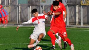 У-15: Минимален пораз на вториот тест со Црна Гора