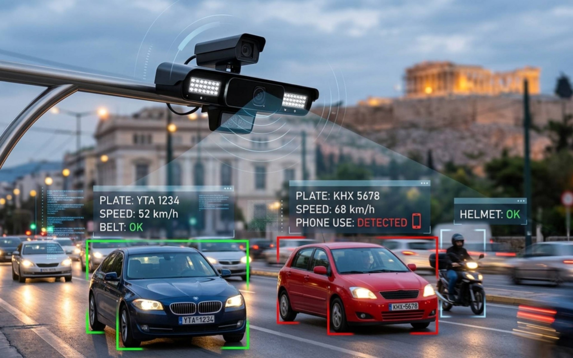 КАМЕРИТЕ СНИМААТ И ВО АТИНА: Kрај на брзото возење