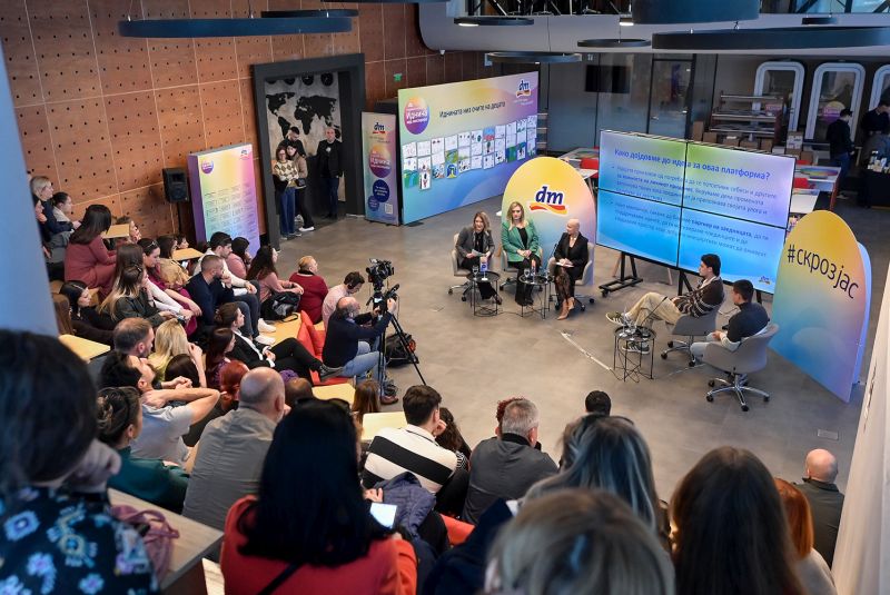 dm ја промовира платформата „Иднина која инспирира“ со заедничка волонтерска активност на повеќе од 100 присутни, донација и панел-дискусија