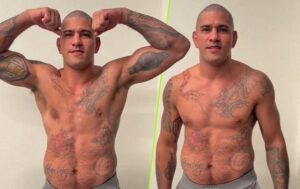 Алекс Переира тежи 112 кг пред борбата со Сирил Гане