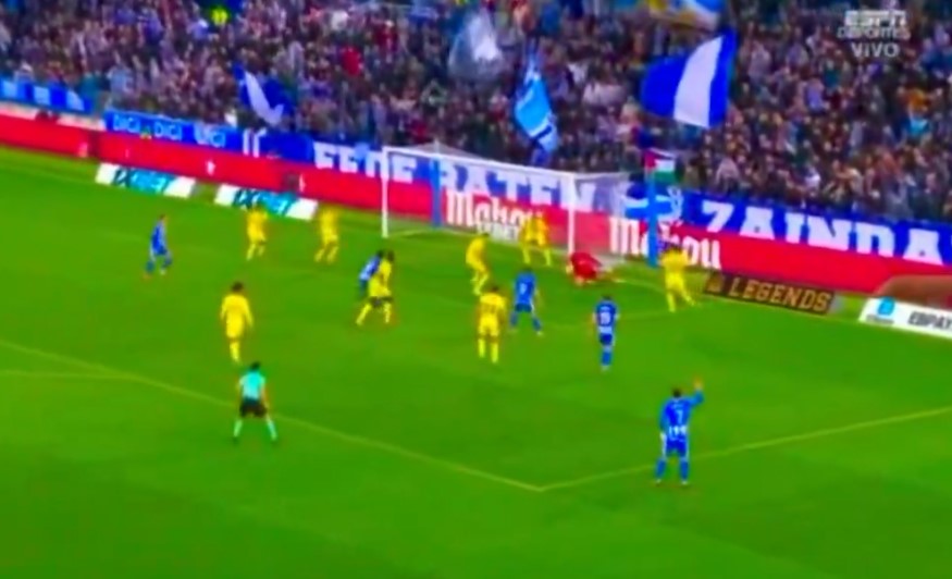 Во Шпанија вечерва го видовме еден од најкомичните автоголови сезонава (ВИДЕО)