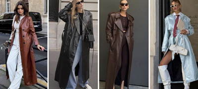 Идеи како стилски да носите кожен мантил во разни комбинации