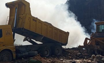 Пожарот на депонијата Буково локализиран, се интервенира за негово целосно гаснење