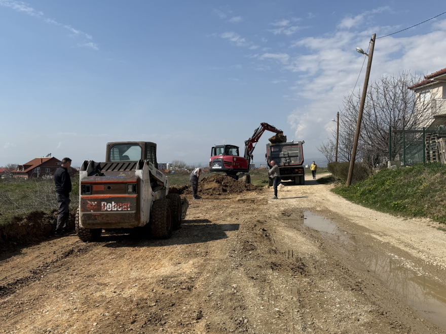 Отпочната реконструкција на улица „111“ во Јака