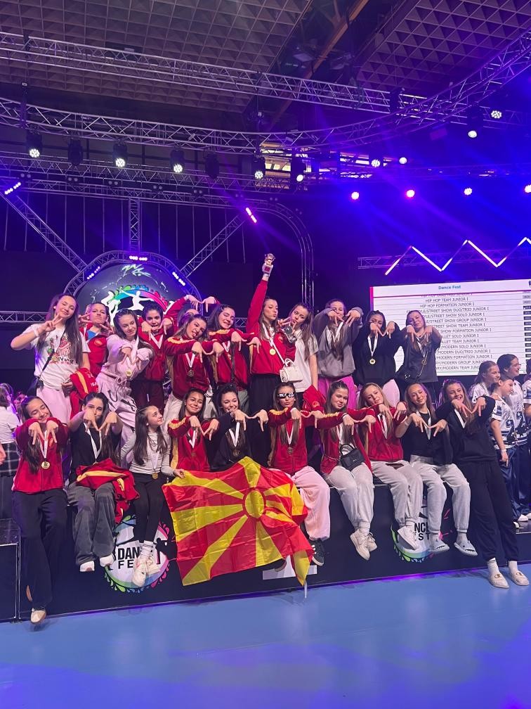 Македонски танчери доминираа во Нови Сад – злато во секоја категорија во која настапија