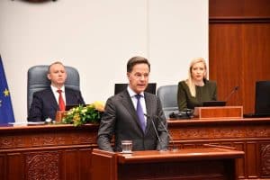 Верските лидери го слушнаа говорот на генералниот секретар на НАТО во Парламентот