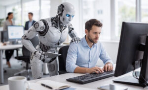 Олеснување или стапица: Вештачката интелигенција ја зголемува продуктивноста, но и притисокот врз работниците
