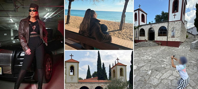 Гога Секулиќ со синот (7), кој уште не зборува, на свето место во Црна Гора – го посетија манастирот Дајбабе