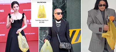 Македонки и Србинки се приклучија на виралниот тренд – жолта ќеса за ѓубре како Balenciaga чанта од 2.000 долари