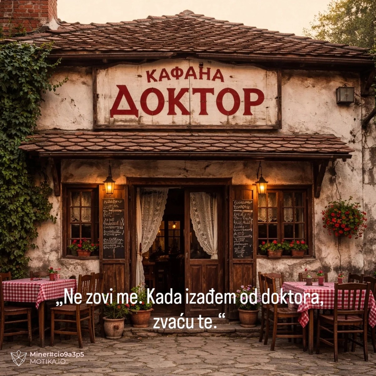 Кога ќе излезам од кај докторот ќе те барам