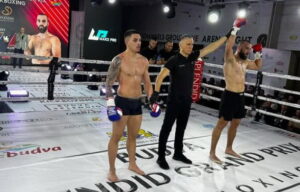 Големо искуство за Лука Кипровски на првата своја професионална борба на ВАКО Про настанот во Будва (ФОТО)