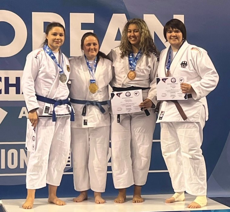 Нов голем успех на Катерина Ацевска – освои бронза на Европското џиу џицу првенство