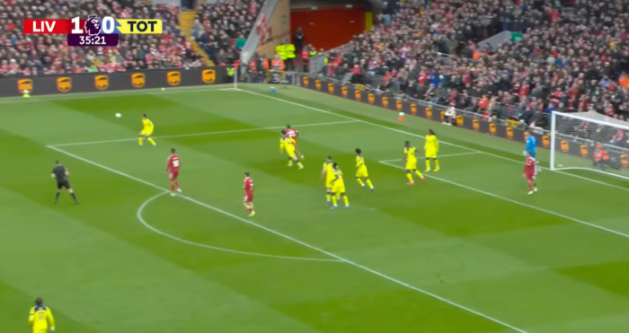 Ливерпул испушти победа над Тотенхем во 90. минута
