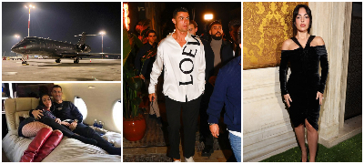 Роналдо во Мадрид, а Џорџина на ревија во Рим, откако скришно избегаа од војната во Саудиска Арабија со приватен авион