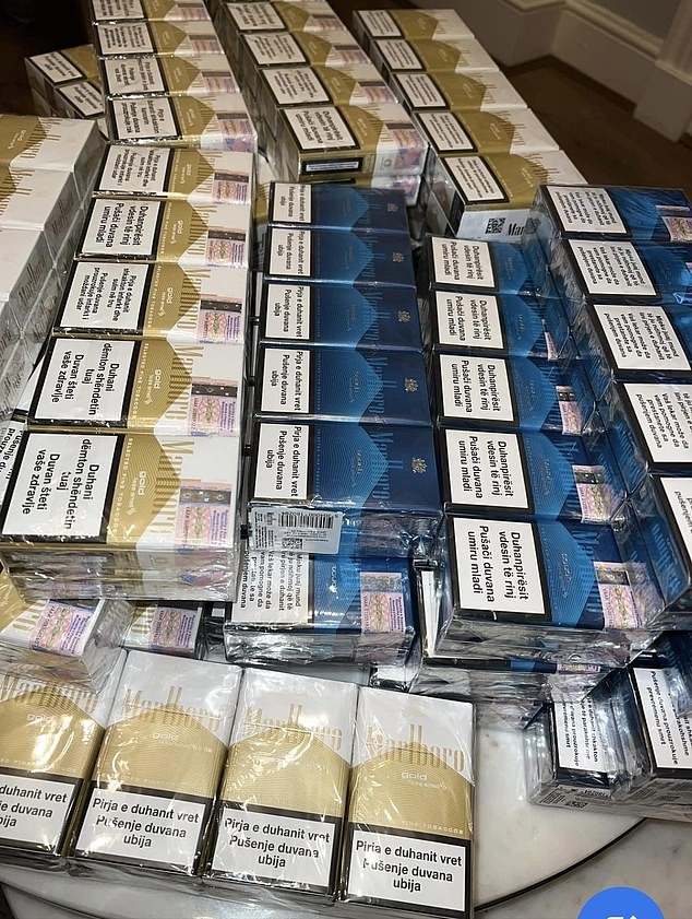 Албански банди ја преплавуваат Британија со нелегални цигари: Како балканските криминалци ги користат социјалните медиуми за продажба на шверцуван тутун со „експресна достава“ до британските домови