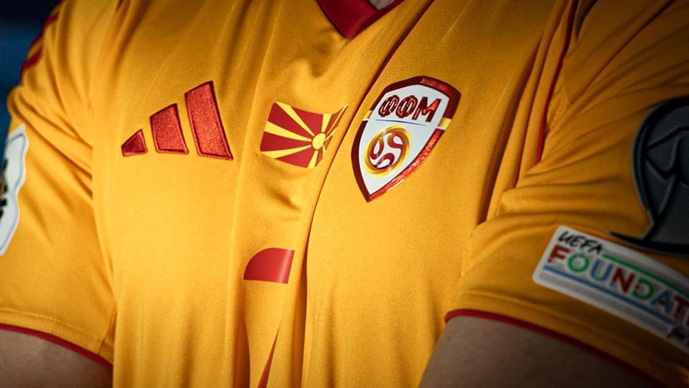 Македонија против Данска во дрес на Адидас, се враќа и жолтата боја (ФОТО)