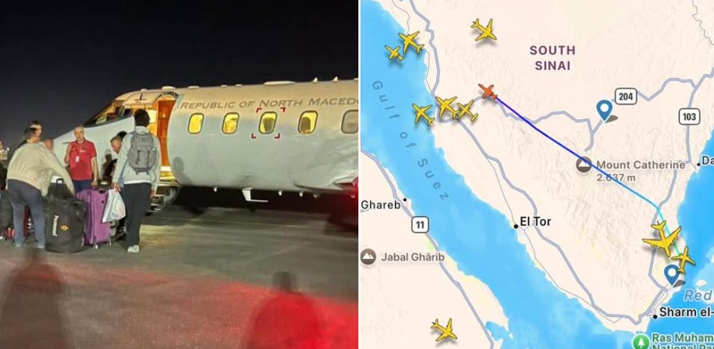 Македонски државјани евакуирани од Израел, со владиниот авион тргнаа од Шарм ел-Шеик кон Скопје