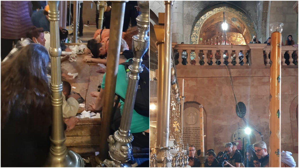 ЕВРОПСКИТЕ ЛИДЕРИ ЈА ОСУДИЈА ОДЛУКАТА НА ИЗРАЕЛ: На патријархот на Ерусалим му беше забранет влез во црквата на Светиот Гроб за Цветници