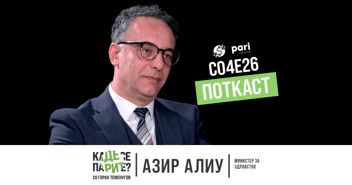 МЕДИЦИНСКИОТ КАНАБИС ЌЕ БИДЕ ПОД ПОГОЛЕМА КОНТРОЛА – ДАЛИ ЌЕ ИМА ОГРАНИЧУВАЊА? – Азир Алиу во поткастот „Каде се парите?“