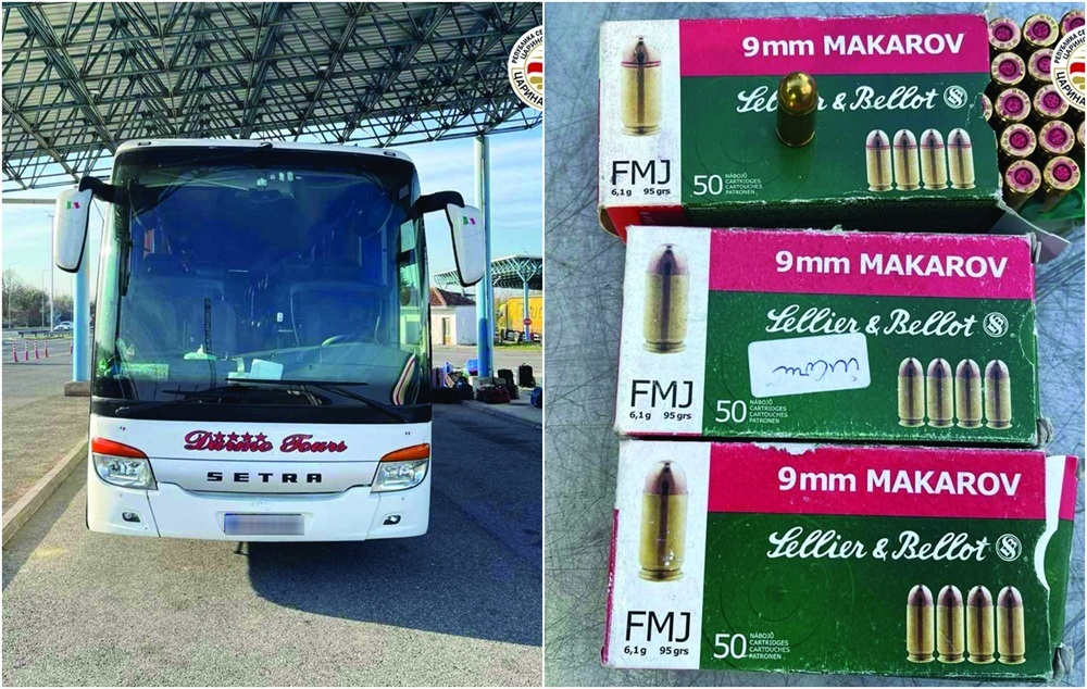 (ФОТО) Откриени 580 куршуми во автобус на „Дурмо турс“ на ГП „Табановце“, досега се приведени две лица – соопшти Царината