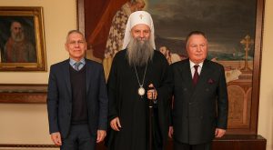 Шефот на рускиот меѓународен фонд за духовно единство на средба со Порфириј