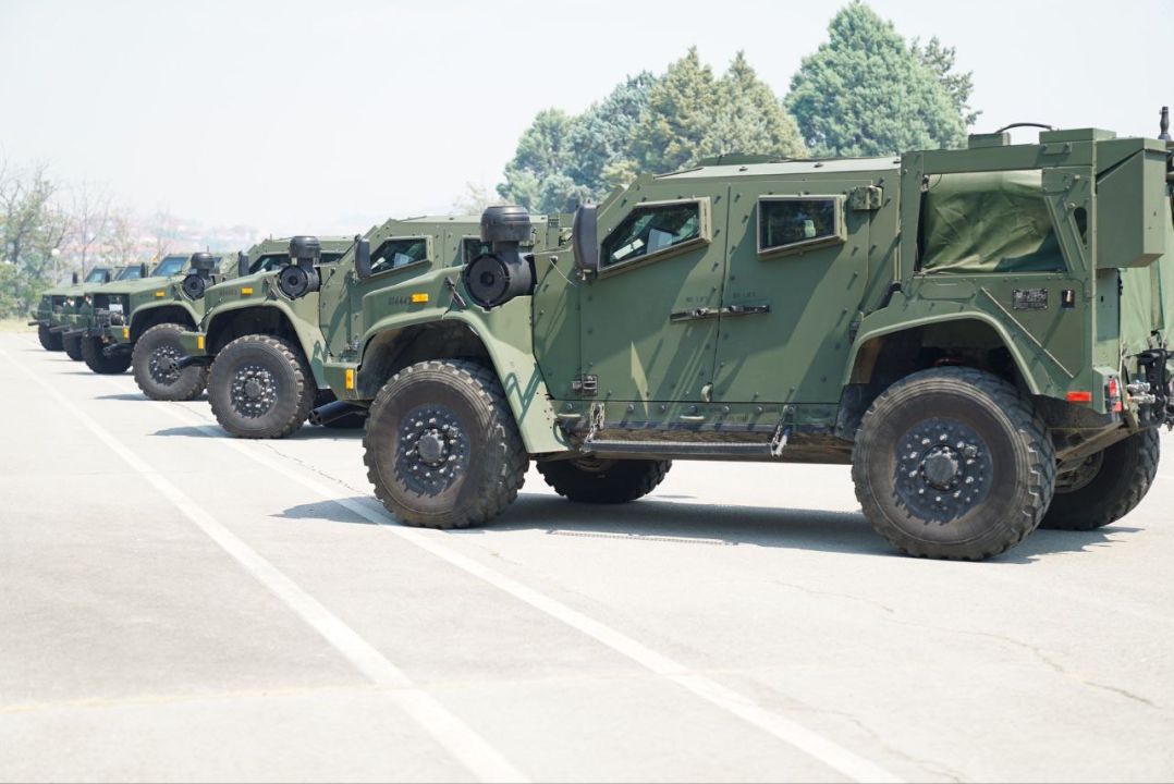 Промоција на оклопни возила STRYKER во касарната „Страшо Пинџур“