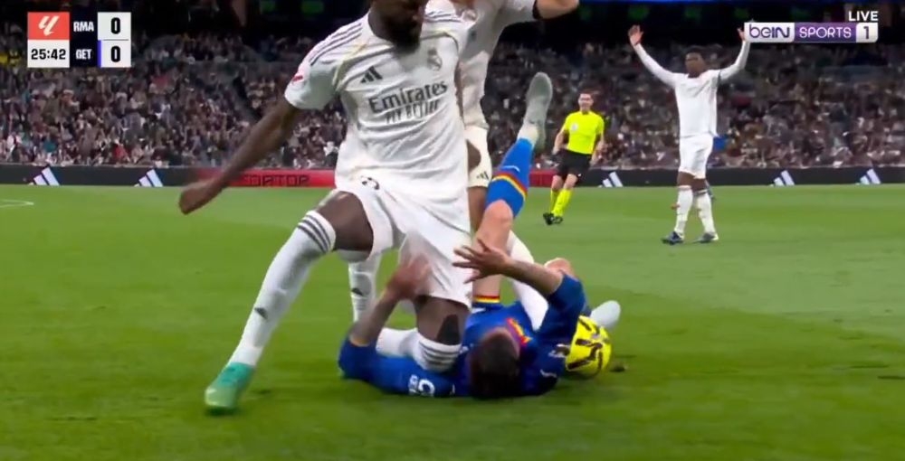 Ридигер срамно со колено згазна врз противник, судиите останаа неми! (ВИДЕО)