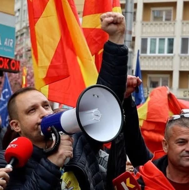 „Додека Вие ги боите луѓето, тие се уште посиромашни“: Трендафилов вели дека политичарите се обидуваат да ги обојат работничките протести