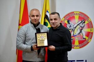 МТФ му додели признание на Ацо Јосифовски за животно дело за развој на олимпиското таеквондо