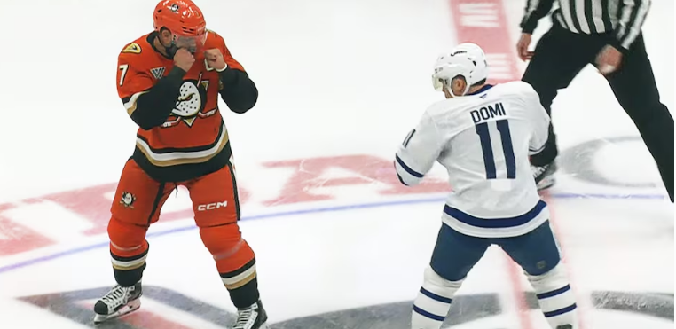 И на овие во хокеј не им е лесно, само што почнаа одма тепачка