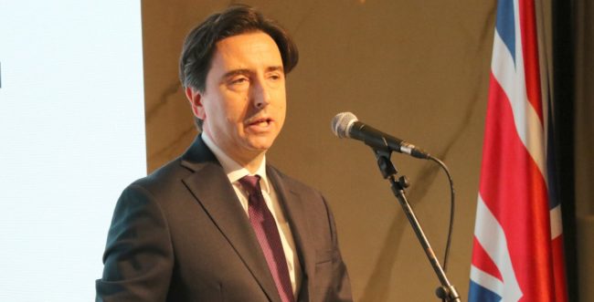 ТРГОВСКАТА РАЗМЕНА МЕЃУ МАКЕДОНИЈА И ОБЕДИНЕТОТО КРАЛСТВО ЛАНИ БЕШЕ 1,6 МИЛИЈАРДИ ФУНТИ, КАЖА АМБАСАДОРОТ ЛОСОН