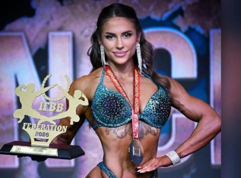 Силвана Велјановска го освои Истанбул: Македонија има балканска шампионка во бодибилдинг