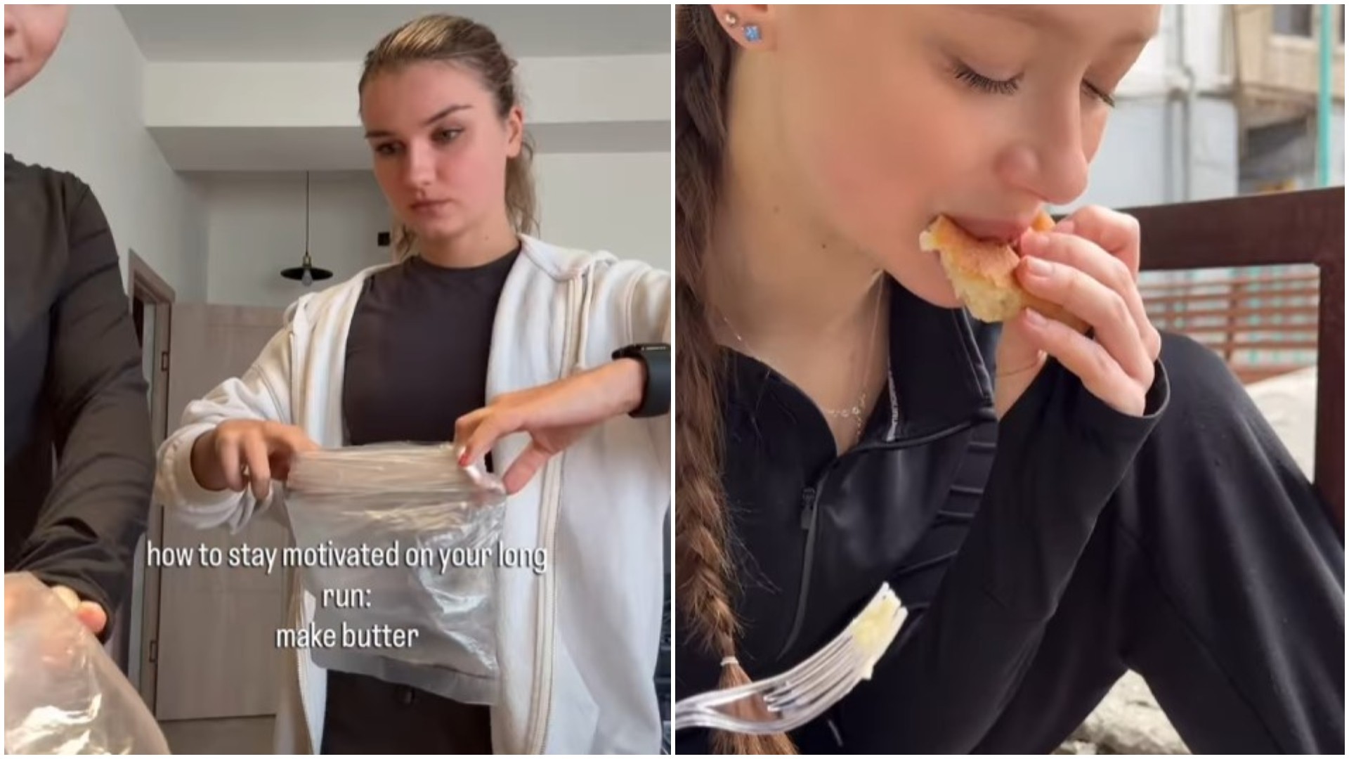 Ем трчаш, ем правиш путер – Вирален фитнес тренд ги освои социјалните мрежи!