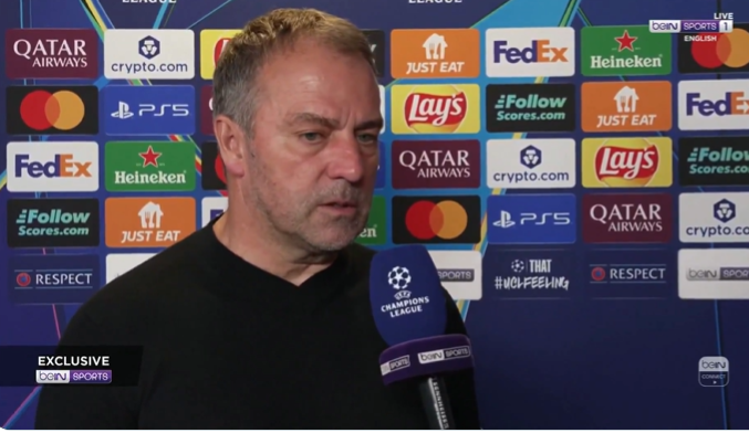 Флик: Ако се гледа играта во двата меча, заслуживме да играме во полуфиналето од ЛШ