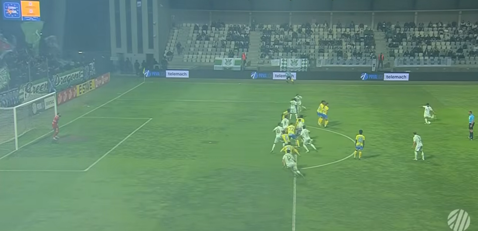 Еврогол на Димитар Митровски од слободен удар во Словенија (ВИДЕО)