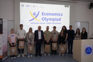 Најдобрите ученици се натпреваруваат на Националната олимпијада по економија во Северна Македонија
