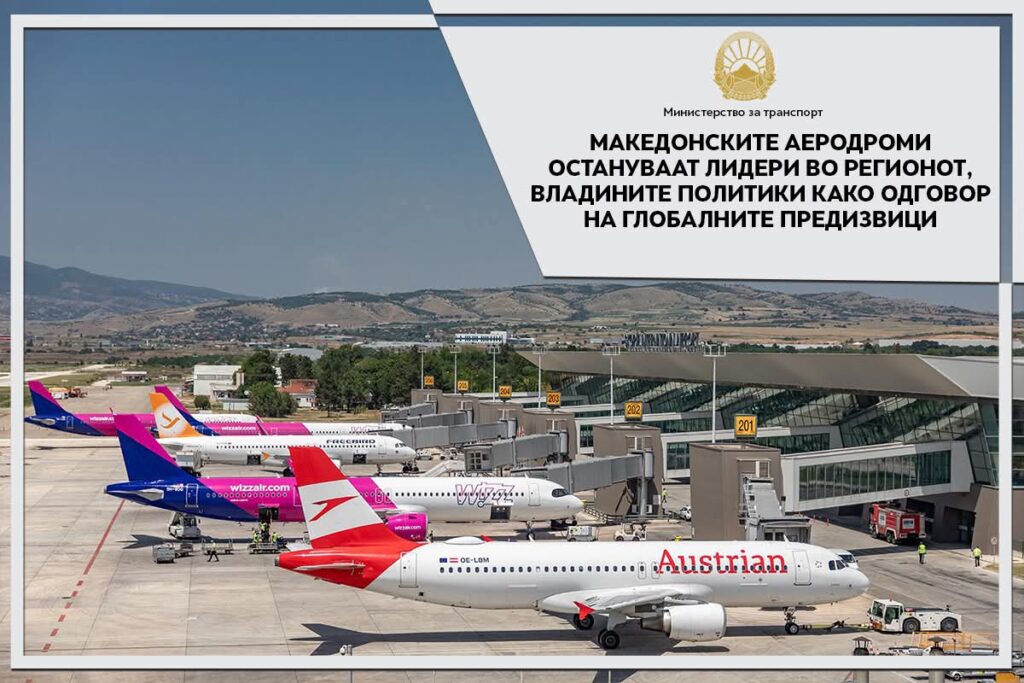 Скопскиот и охридскиот аеродром лидери во регионот