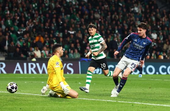 (Видео) Хаверц во 92-та минута му пресуди на Спортинг