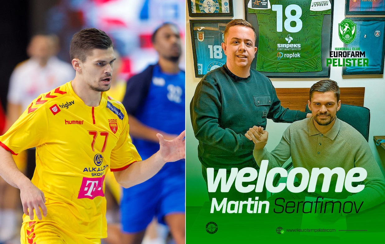 Шампионот донесе репрезентативец: Мартин Серафимов потпиша за Еурофарм Пелистер!