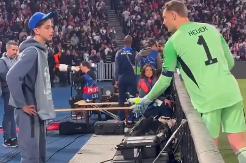 Детенце го провоцираше Ноер во Париз, не му ја даваше топката (ВИДЕО)