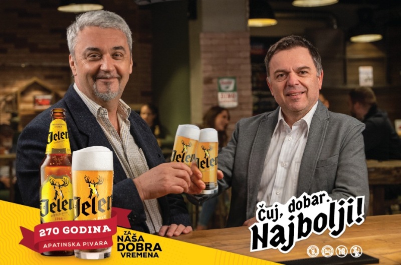 Jelen одбележува 270 години од основањето на Апатинска Пивара со кампања заснована на хумор и традиција