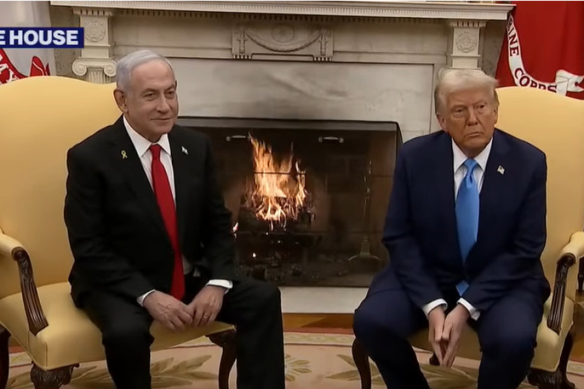 „Го вовлече Трамп во конфликт со Иран“: Харис со остра критика до Нетанјаху