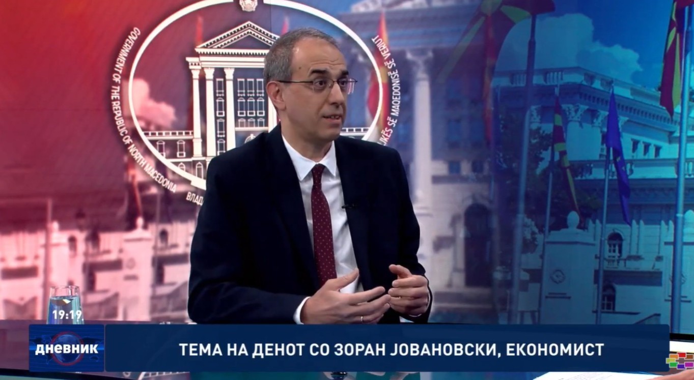 „Треба да се размислува за возење пар-непар, работа од дома“: Јовановски предупредува кризата ќе биде долгорочна